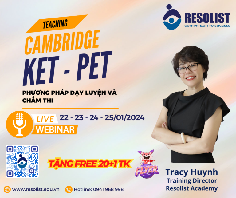 Khoá đào tạo phương pháp giảng (ket – Pet)